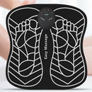 Electric Foot Massager Mat, Foot Muscle Stimulator Massage Pad Rechargeable