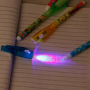 4x Invisible Ink Pen Spy Pen With Light Magic Marker Kid Pen for Secret Message