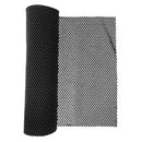 Black Foam Rubber Anti-Slip Shelf Drawer Liner Placemat for Cabinets,Desks