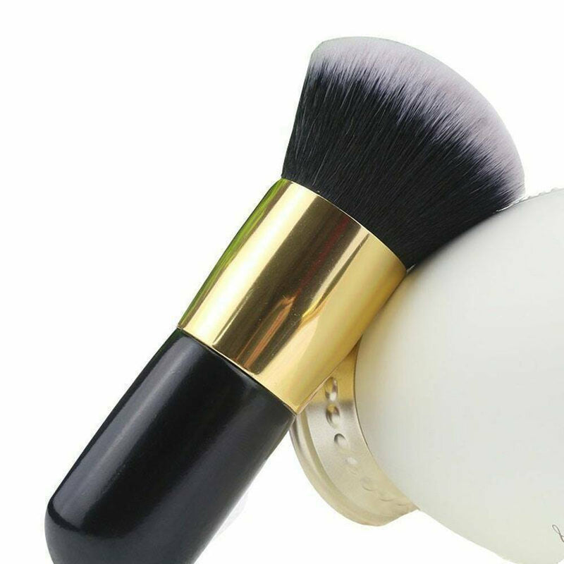 Large Black Soft Powder Big Blush Flame Brush Foundation Make Up Beauty Tools