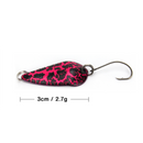12Pcs Trout Spinners Fishing Bait Spoons Metal Lures Kit Flying Multiple Fi P6K5