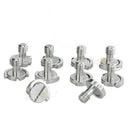 10x Steel 1/4'' D-Ring Screws for Camera Tripod Monopod Quick Release Plate
