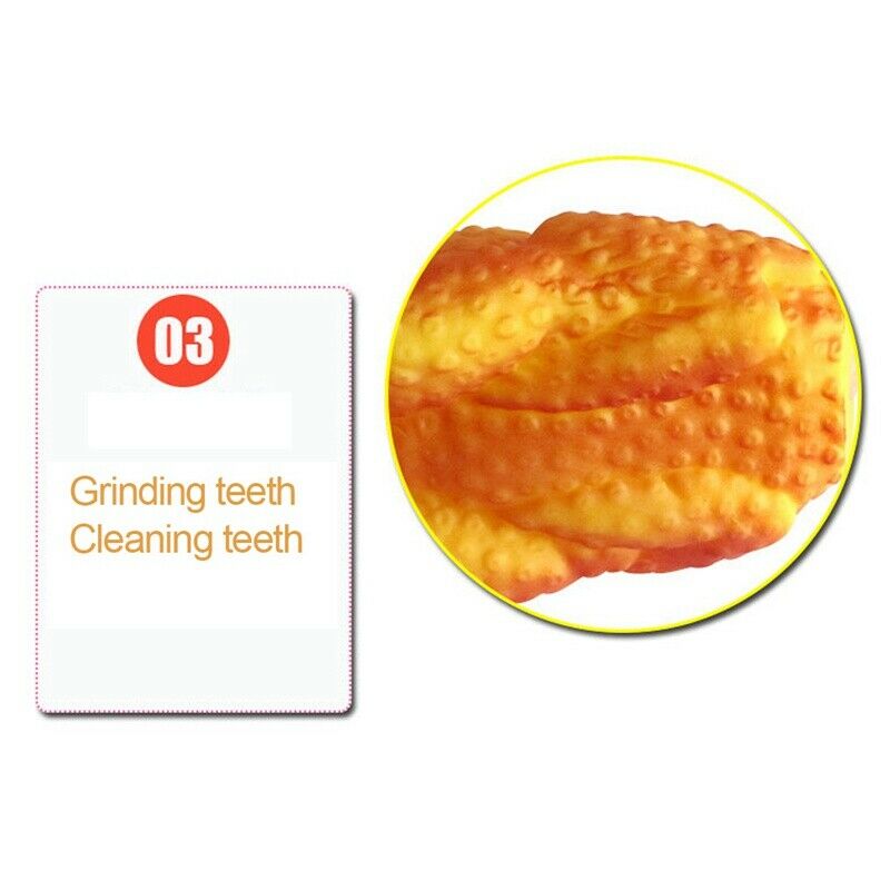Dog Toys Simulation Silicone Roasted Chicken Tooth-resistant Teeth Pet Trai M9N7