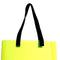 Transparent PVC Shopping Tote Women Shoulder Beach Travel Handbags (Yellow) A#S
