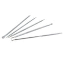 5pc/Set Acne Needle Stainless Steel Blackhead Remover Tool Comedone Extract A
