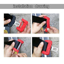 1x Car Safety Belt Buckle Cover Padding Pad Buckle Protector Anti Scratch Random