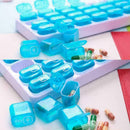 One Month Pill Organiser 31 Day Box Lid Medicine Tablet Storage Box Dispens C6E4