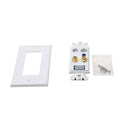 1080p Single Port 1-Port HDMI Wall Plate RCA F Audio Dual Ethernet RJ45 Jack