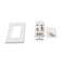 1080p Single Port 1-Port HDMI Wall Plate RCA F Audio Dual Ethernet RJ45 Jack