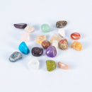 20pcs Natural Crystal Gems Quartz Polished Healing Chakra Stone Collection Set T