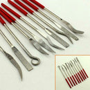 10x Diamond Coated Riffler File Mechanical Watch Jewelry Files Tool Set GUR