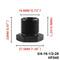 1/2-28 To 3/4-16 Threaded Adapter Automotive Oil Filter Steel Black_Knurled&CaS~