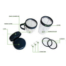 Premium Accessory Kit , Cup and resealable Lid and Gasket and Shock Pad and W6M9