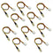 10pcs 12V 3-Pin Male to 3-pin Female PC Fan Power Extension Lengthen Cable