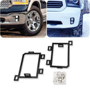 LED Fog Light Front-Hidden Bumper Mounting Brackets for Dodge Ram 1500 2013