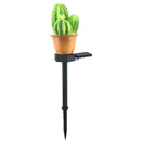 LED Solar Lamp 3 Cactus Light Sensor Control Spike Lamp for Garden Lighting A