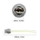 2X 7440 T20 Male Socket Wiring Harness for DRL Backup Turn Signal Light Lamp
