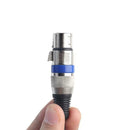 3Pin XLR Female Jack to 3.5mm Male 1/8 TRS Stereo Microphone Mic Audio Cable1.5M