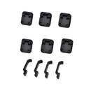 Black Exterior Door Handle and Hinge Modification Kits for 1/10 Traxxas TRX4