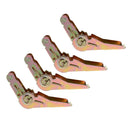 4-Pack Of Heavy Duty 1'' Replacement Ratchets With Handles For Ratchet Straps