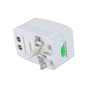 Global Universal Conversion Of Plug Socket Convert AC Power White Adapter K2I3