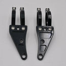 Set of  2 Headlight Fork Brackets Holder Clamps For Cafe Racers Motorcycle
