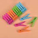 24Pcs Laundry Clothes Pins Hanging Pegs Clips Plastic Hangers Racks Clothes3 Gw