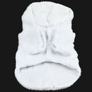 White Sheep Design Press Stud Button Pet Dog Poodle Coat Costume L