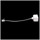 2pcs 6P4C RJ11 Dual Female to Male Telephone Cable Splitter Adapter A2U7