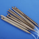 Set 12 Sizes Carbonized Bamboo Afghan Tunisian Crochet Hooks 3.0-10.0mm