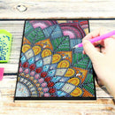DIY Colorful Special Shaped Diamond Painting 50 Page A5 Sketchbook Notebook
