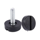 Anti-slip Adjustable Furniture Levelling Feet M6 x 20mm Thread 12 pcs A4T2
