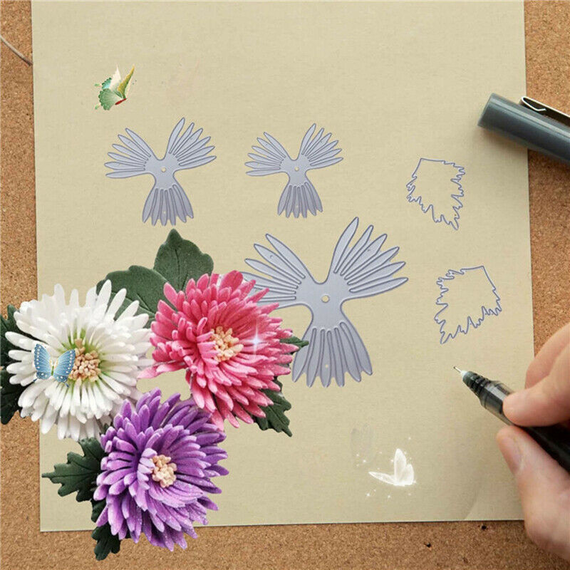 1 set Flower Leaves Metal Cutting Dies Stencil DIY Scrapbooking Paper Card Craft