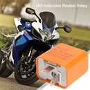 Motorcycle Motorbike 2 Pin 12V Speed Adjustable LED Indicator Flasher Relay