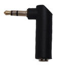 3.5mm male to female Angle Stereo Plug Adapter Converter "L" Shaped Straigh E8N3