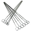 Stainless Steel BBQ Barbecue Skewers Needle Utensil Fork Kebab Kabob StickBX