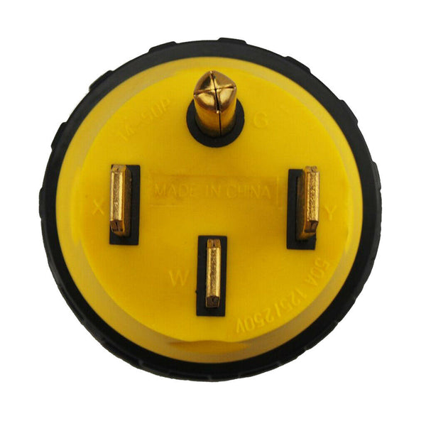 Generator 4-Prong locking 14-50P Male to RV L5-30R Female Adapter