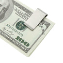Metal Stainless Steel Money Clip Holder Cash Clamp Collar Clip Card Folder