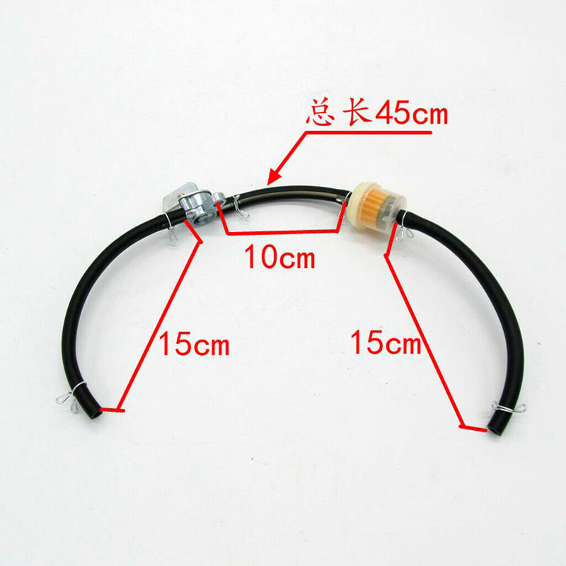 1 Set ATV Petrol Gas Fuel On Off Tap Petcock Fuel Filter Petrol Pipe Hose Line