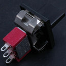 AC 250V/3A 125V/5A Momentary SPDT 3 Positions Toggle Switch T80-R