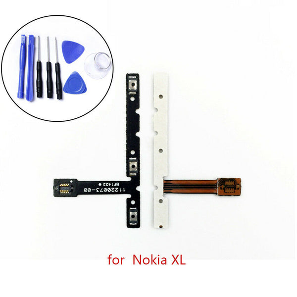 2pPower Button and Audio Control Flex Cable Replacement with Tools For Nokia XL