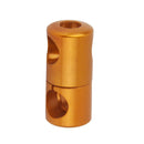 Aluminium Camping Tent Pole Connector Buckle Awning Rod Repair Tool Golden