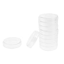 10 Pcs 70mm Plastic Sterile Vented Petri Dish Shatter-Resistant