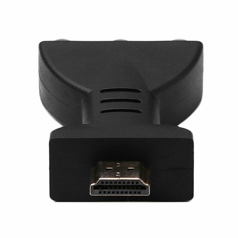 HDMI Male to 3 RCA Female Composite AV Audio Video Adapter Converter for TV  Del