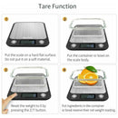 10kg~1g Kitchen Food Cooking Digital Scale Electronic Stainless Steel Scale