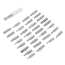 33Pcs Security Tamper Proof Bit Holder Set Torx Hex Tri Wing Spanner Screwdriver