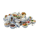 Simulation Food Key Chains Chinese Food Bowl Keyring Creative Bag Chain liau