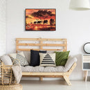 Painting By Numbers Kit DIY Elephant Hand Painted Canvas Oil Art Picture