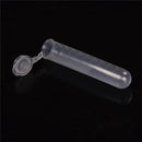 20Pcs 10ml Plastic Centrifuge Lab Test Tube Vial Sample Container with Cap LJ