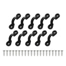 10 Pieces New Nylon Marine Deck Sheet Eye Lacing Strap Saddle Clip 34 X 10mm